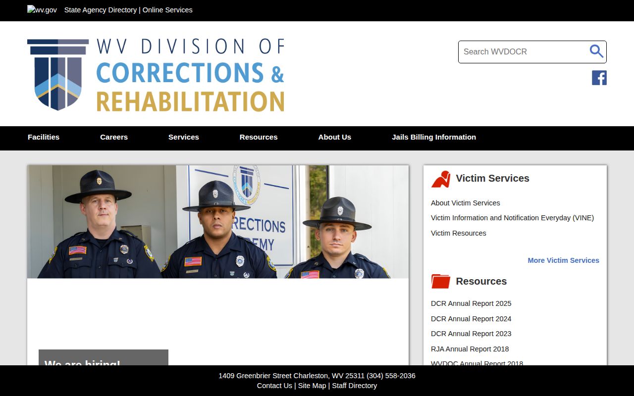 Nicholas County 72-hour release WVDCR access page